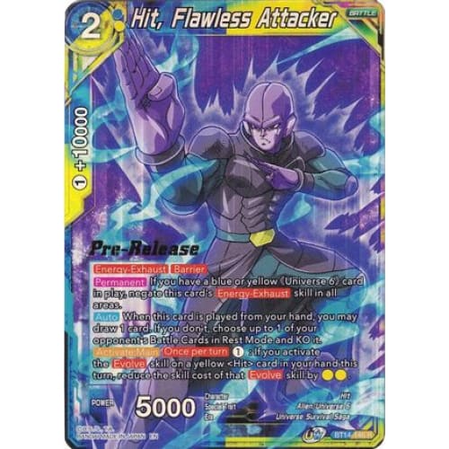 Hit Flawless Attacker (Cross Spirits Pre-Release Cards)