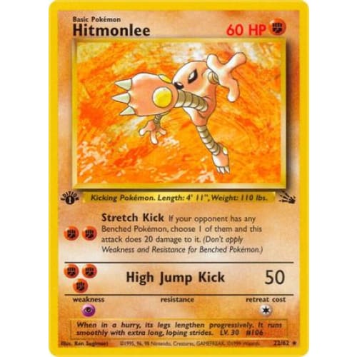 Hitmonlee (022/062) Rare Classic Unlimited - Single