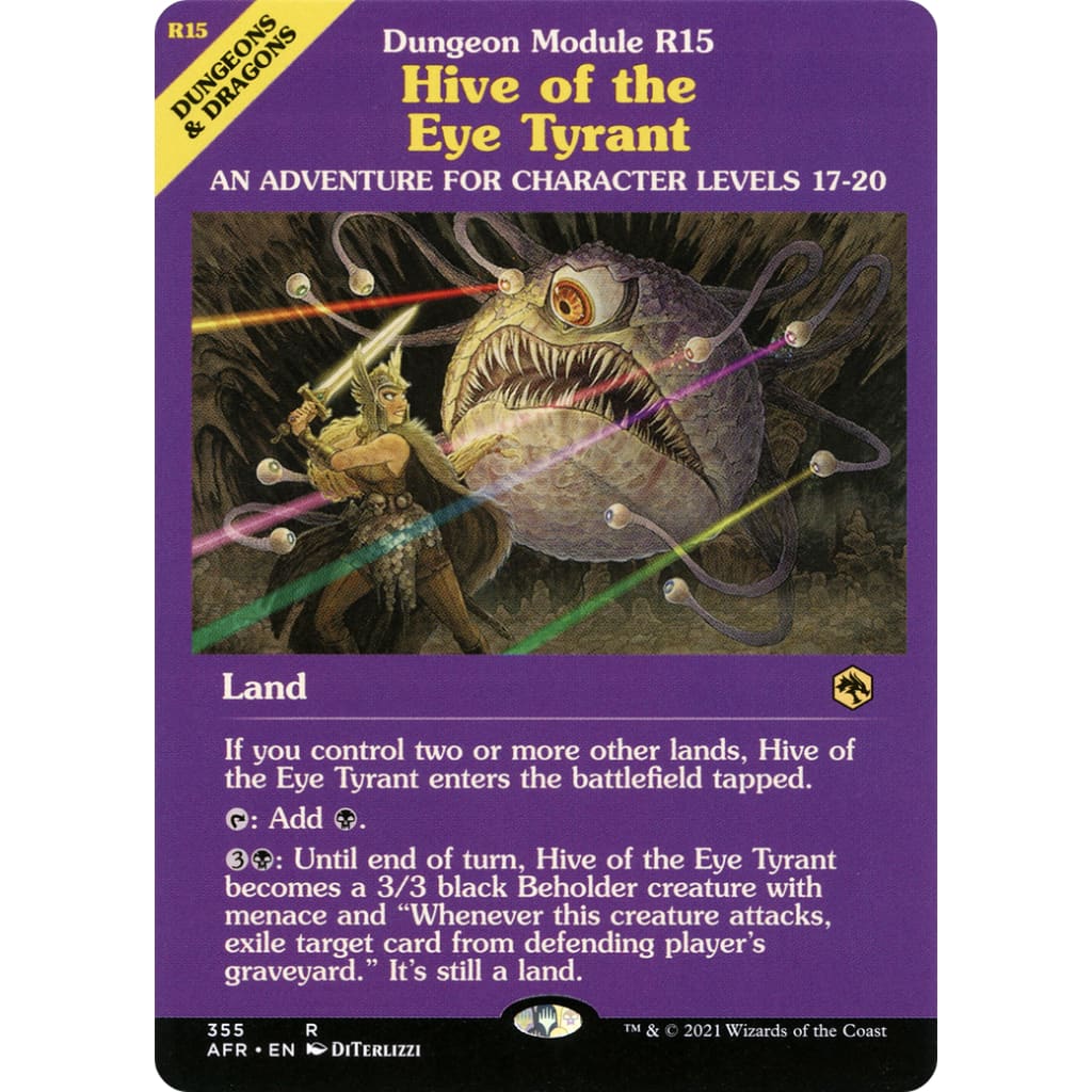 Hive of the Eye Tyrant (AFR-355): (Showcase) - Single