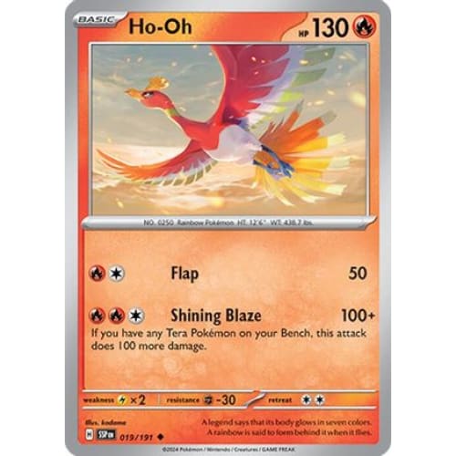 Ho-Oh (19) Uncommon Reverse Holofoil - Single