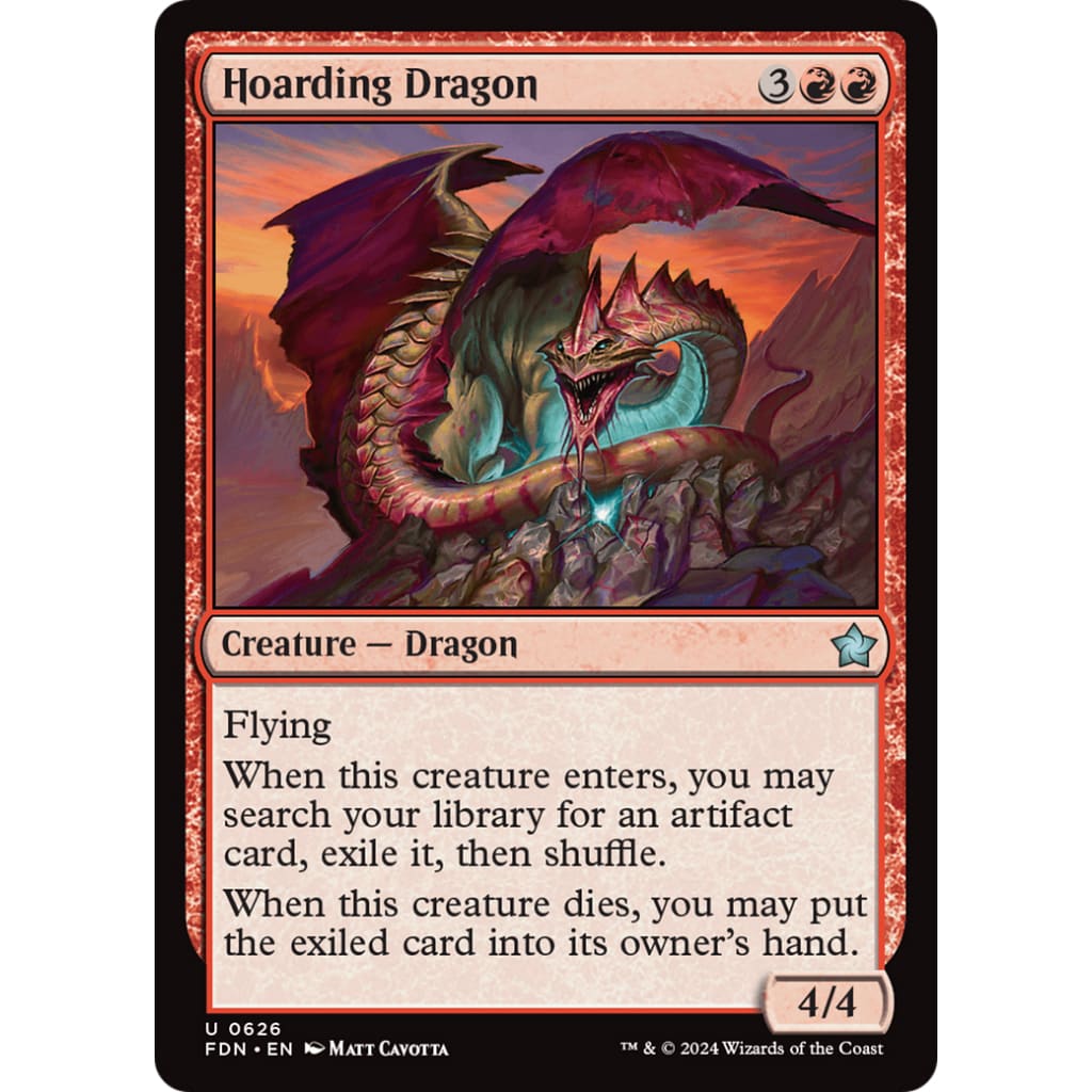 Hoarding Dragon (FDN-626) - Single