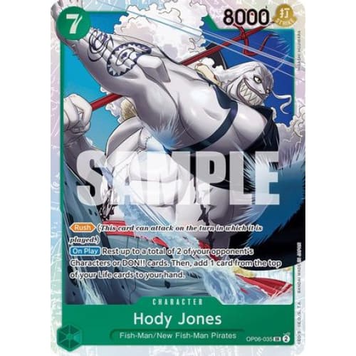 Hody Jones (035) OP06-035 SR Wings of the Captain Foil