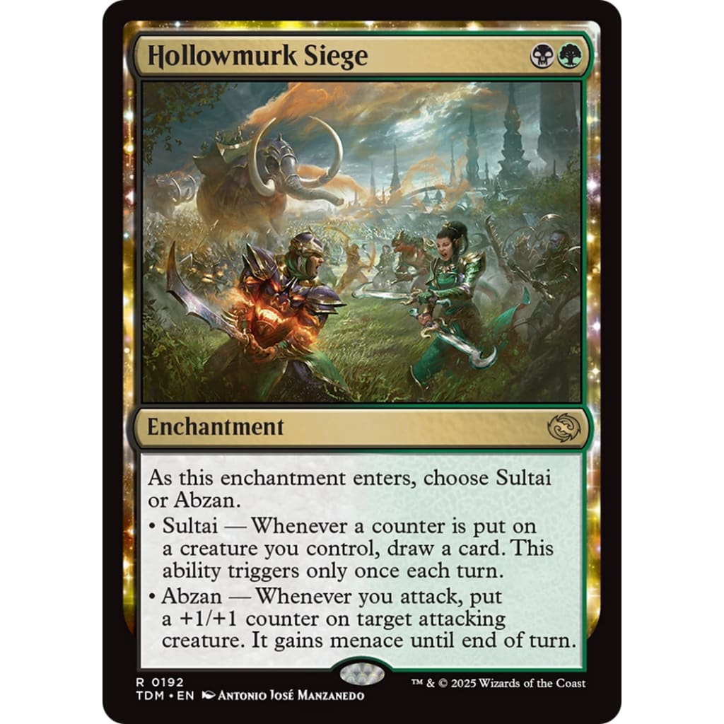 Hollowmurk Siege (TDM-192): (enchantment) Foil - Single