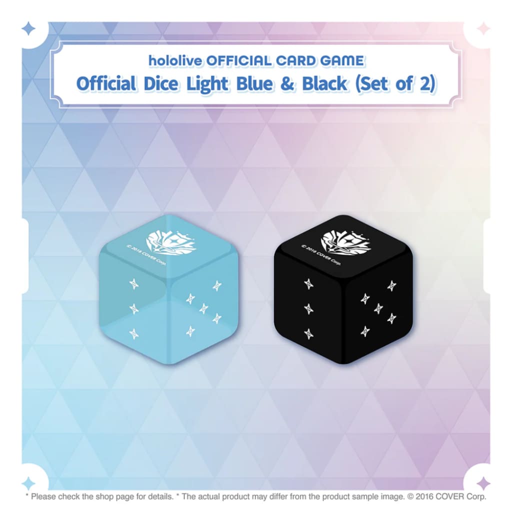hololive OFFICIAL CARD GAME Official Dice Light Blue ＆