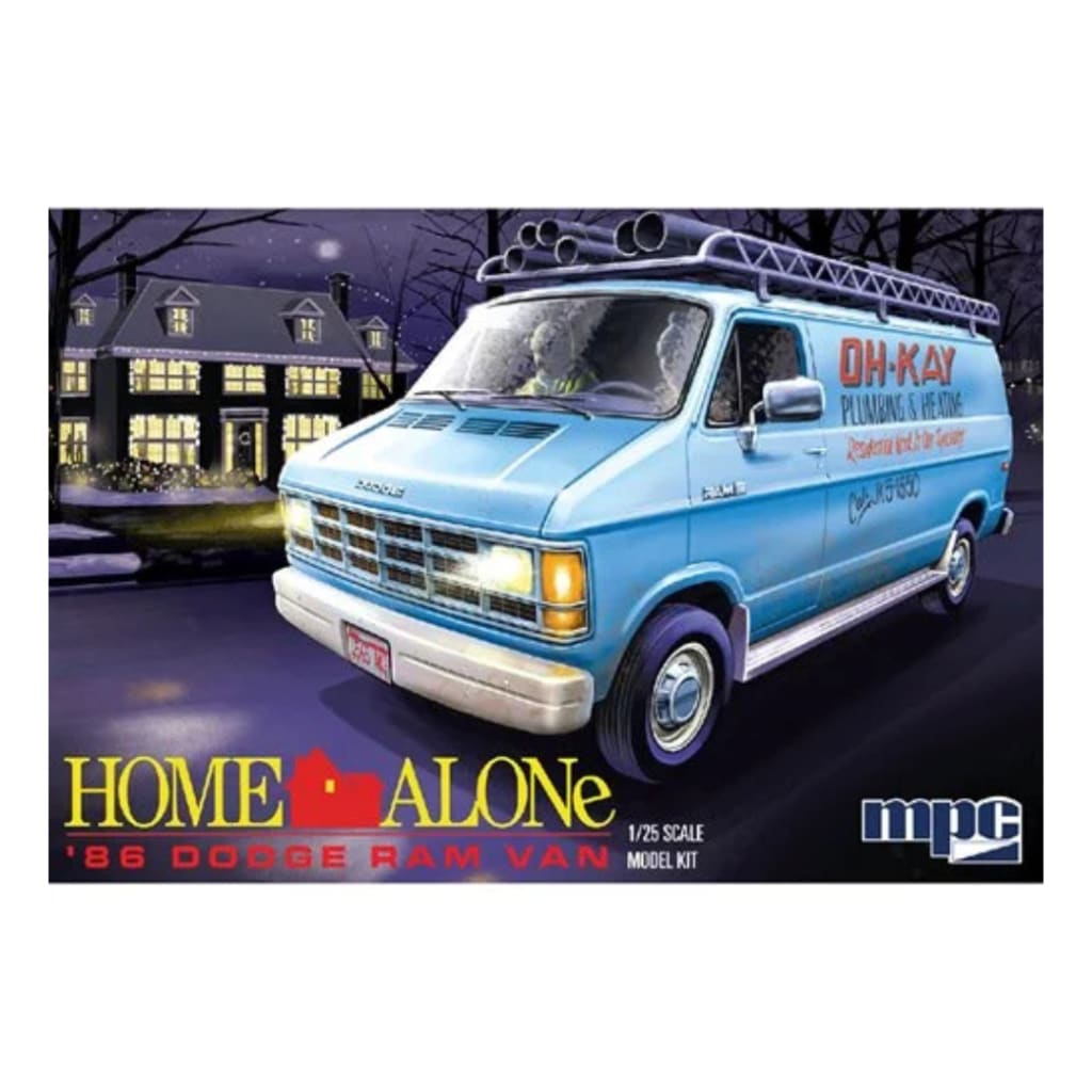 Home Alone 1986 Dodge Ram Van 1:25 Scale Model Kit (Pre