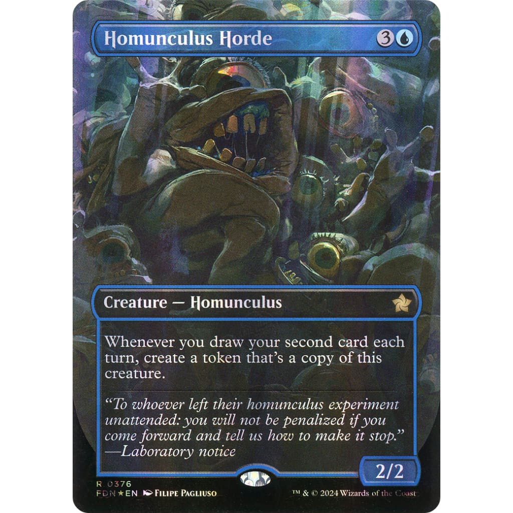Homunculus Horde (FDN-376) (Borderless) Foil - Single