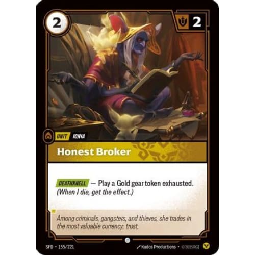Honest Broker (155/221) - Spiritforged Foil - Single
