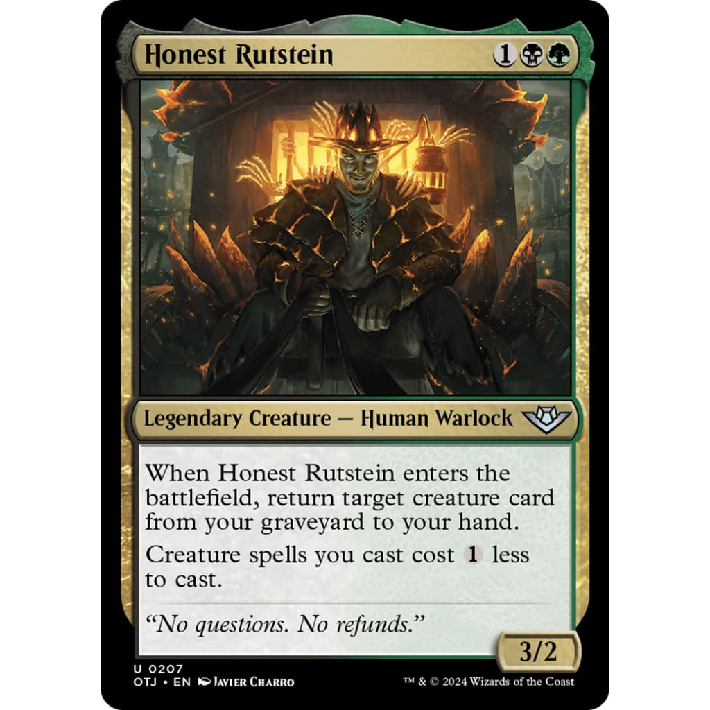 Honest Rutstein (OTJ-207) - Single