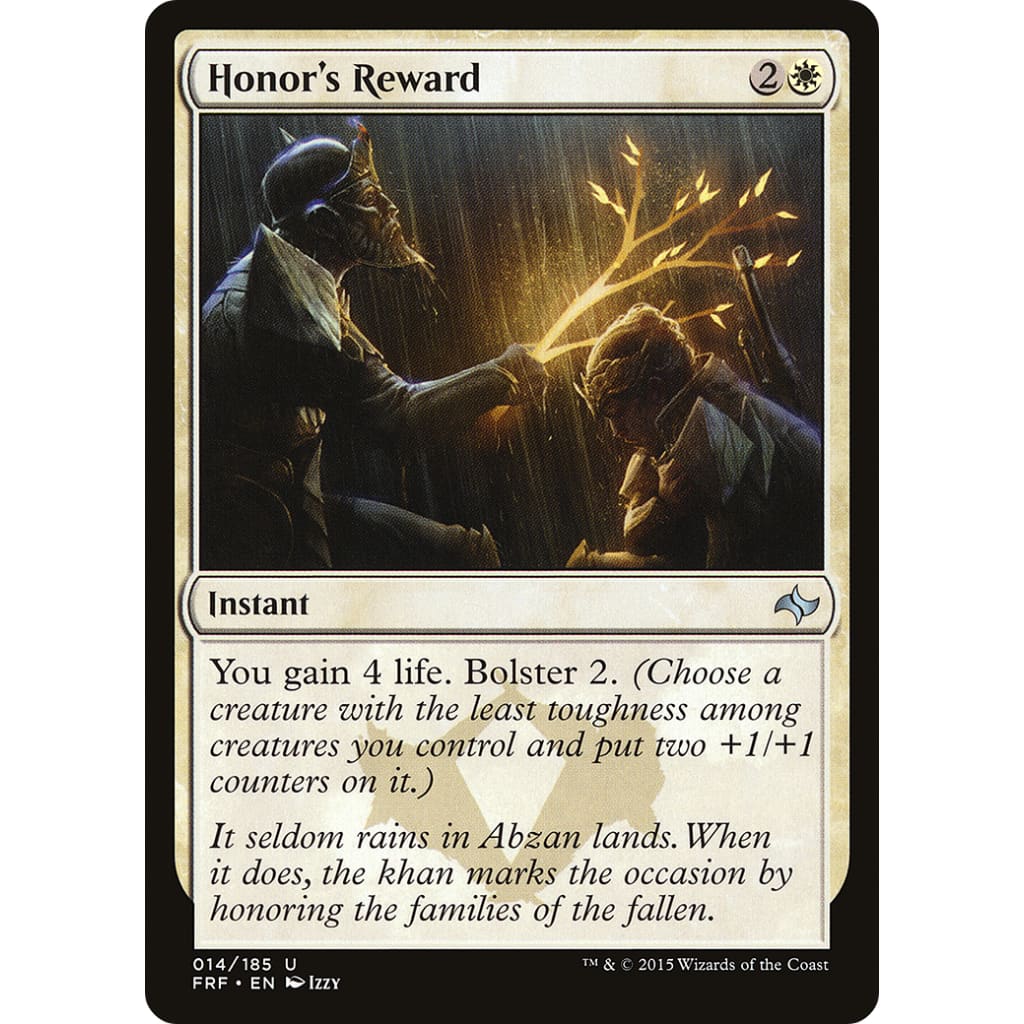 Honor’s Reward (FRF-014) Foil - Single