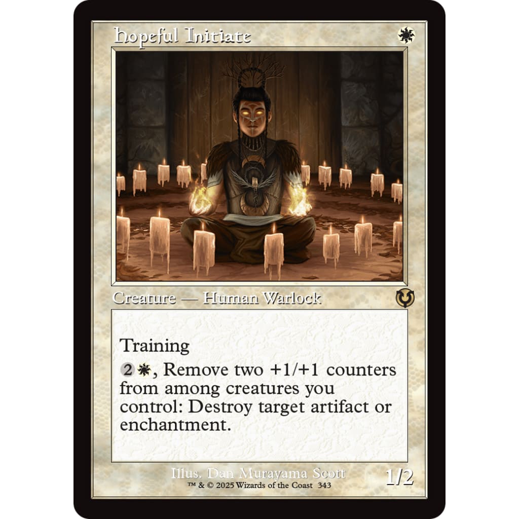 Hopeful Initiate (Retro Frame) (INR-343) - Single