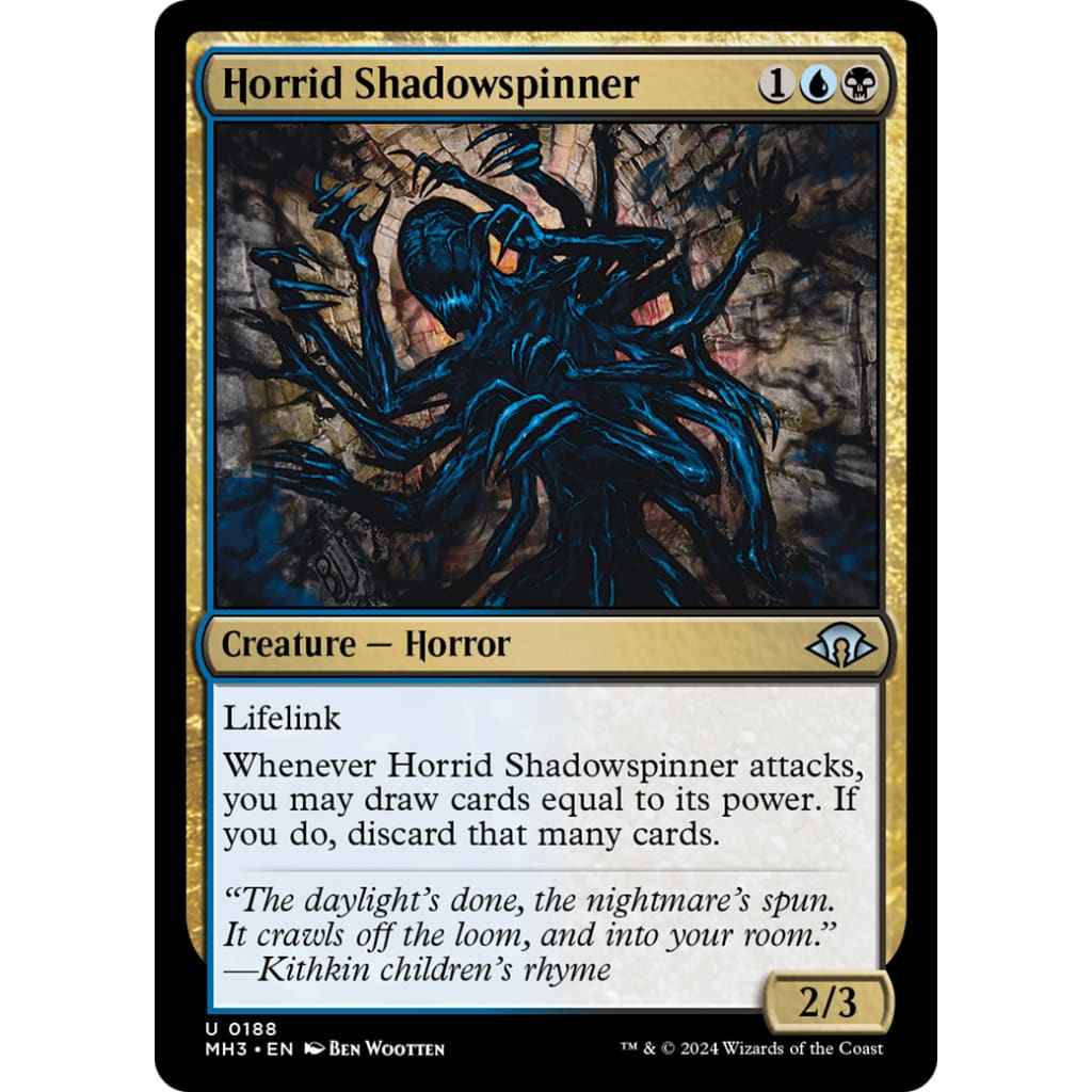 Horrid Shadowspinner (MH3-188) Foil - Single