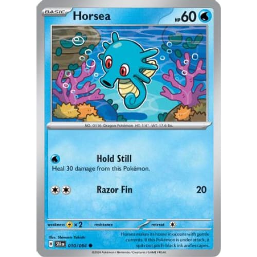 Horsea (10) Common Reverse Holofoil - Single