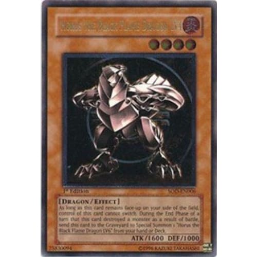 Horus The Black Flame Dragon LV4 (UTR) (SOD-EN006) Ultimate
