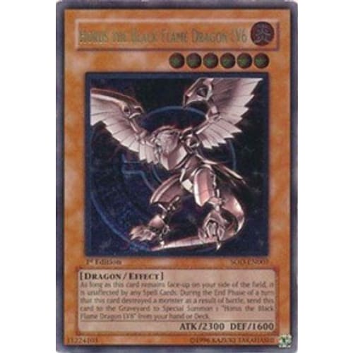 Horus the Black Flame Dragon LV6 (UTR) (SOD-EN007) Ultimate