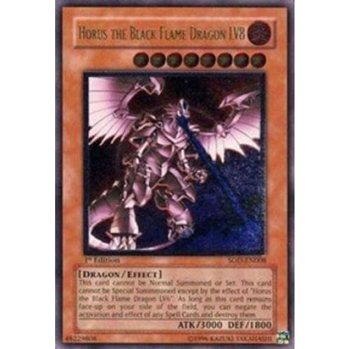 Horus the Black Flame Dragon LV8 (UTR) (SOD-EN008) Ultimate