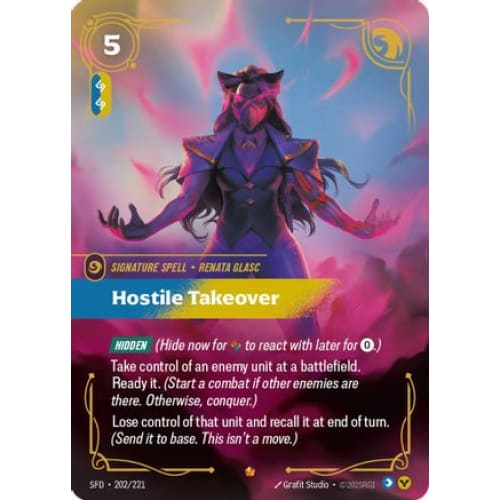Hostile Takeover (202/221) - Spiritforged Foil - Single