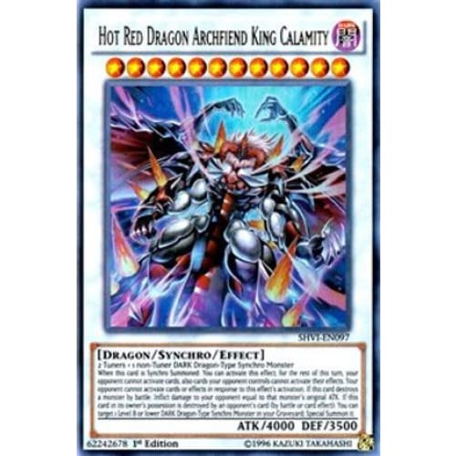 Hot Red Dragon Archfiend King Calamity (SHVI-EN097) Ultra