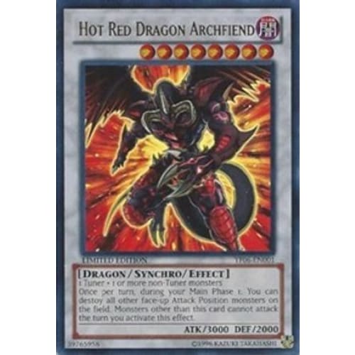 Hot Red Dragon Archfiend (YF06-EN001) Ultra Rare Limited