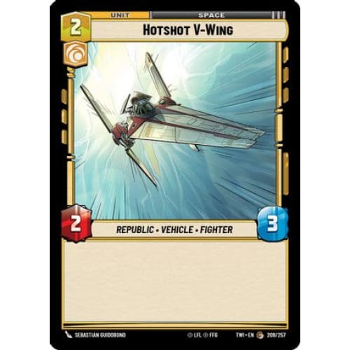 Hotshot V-Wing (209/257) - Single