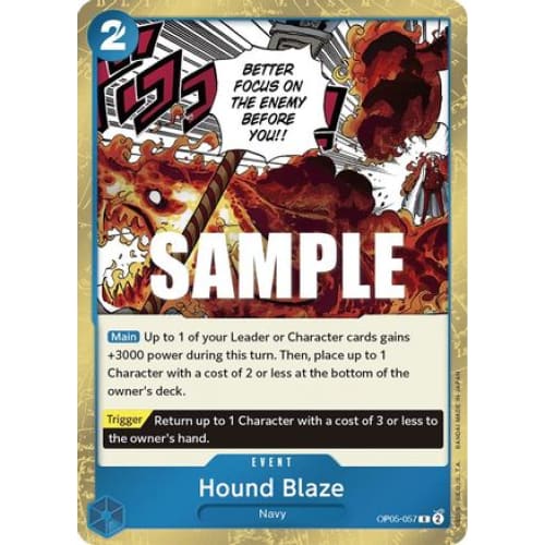 Hound Blaze OP05-057 R Awakening of the New Era Foil