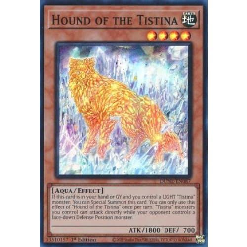 Hound of the Tistina - DUNE-EN087 Super Rare 1st Edition