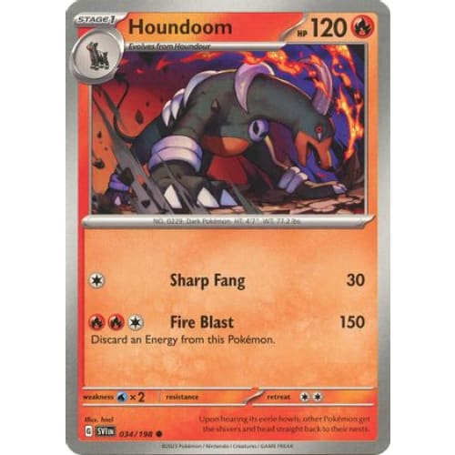 Houndoom - 034/198 (34) Common - Single
