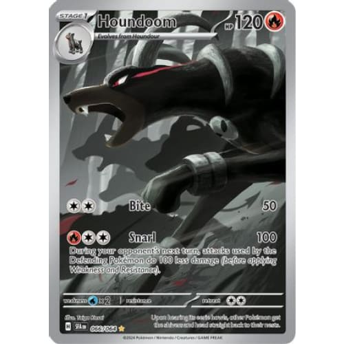 Houndoom (66) Illustration Rare Holofoil - Single