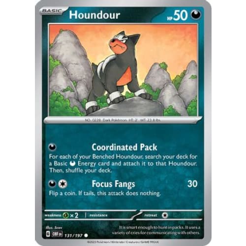 Houndour (131) Common Reverse Holofoil - Single