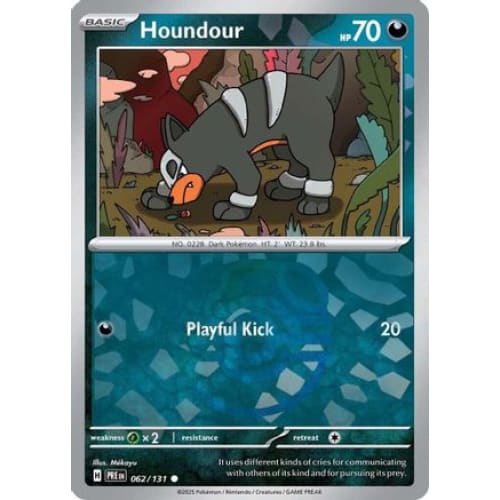 Houndour (Master Ball Pattern) (62) Common Holofoil - Single