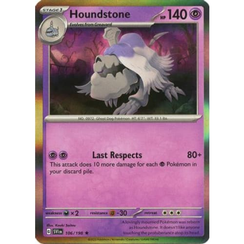 Houndstone (106) Rare Holofoil - Single