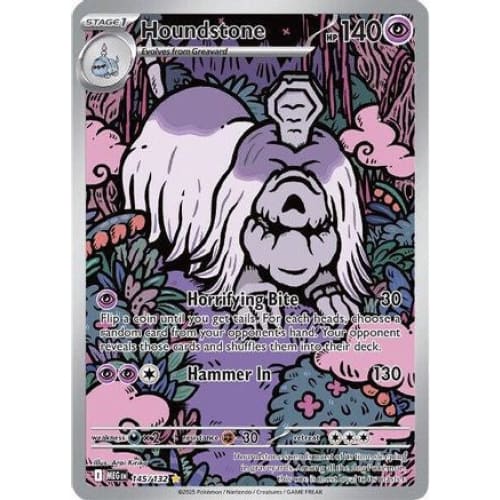 Houndstone - 145/132 (145) Shiny Rare Holofoil - Single