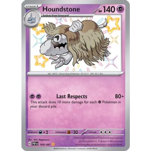 Houndstone (168) Shiny Rare Holofoil - Single