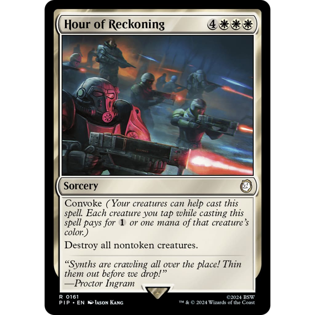 Hour of Reckoning (PIP-161) Foil - Single