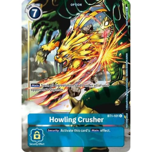Howling Crusher - BT1-101 (Dash Pack Ver. 1.5) - Promo Foil