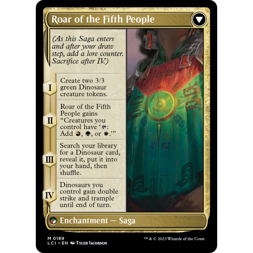 Huatli Poet of Unity // Roar the Fifth People (LCI-189)