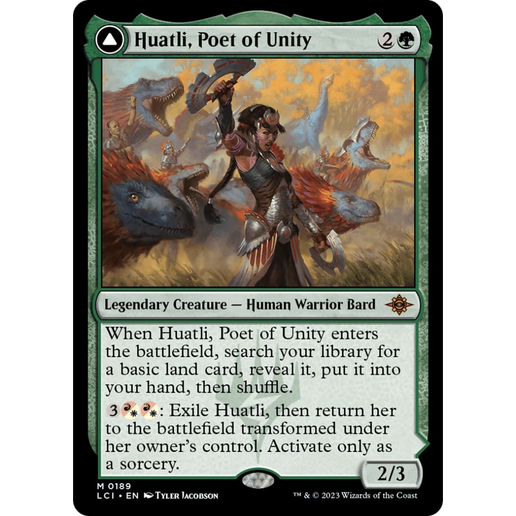 Huatli Poet of Unity // Roar the Fifth People (LCI-189)