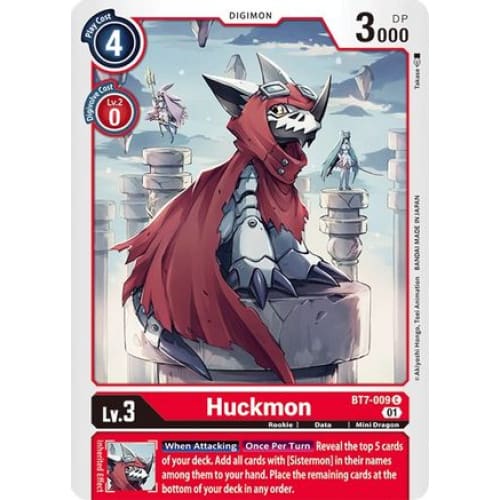 Huckmon - BT7-009 - Common - Single