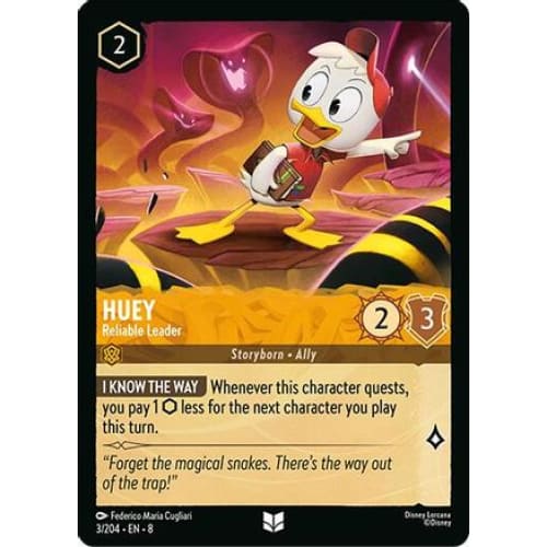 Huey - Reliable Leader (3/204) - Reign of Jafar - Single