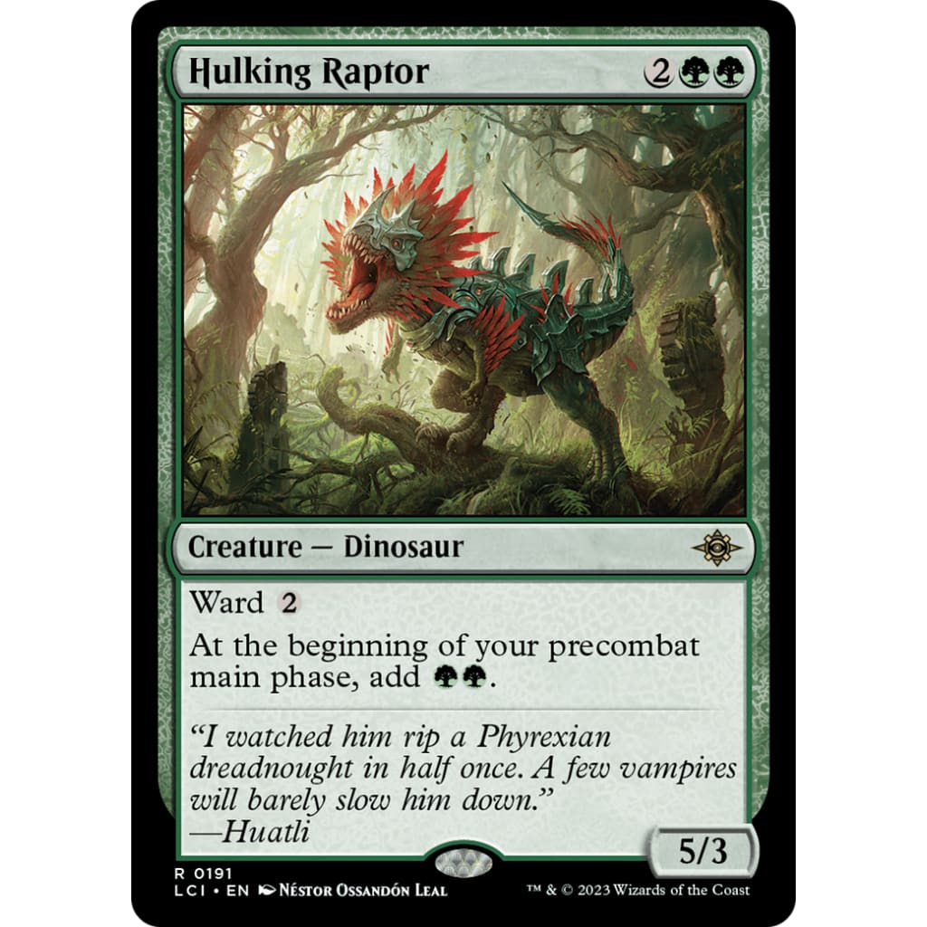 Hulking Raptor (LCI-191) Foil - Single
