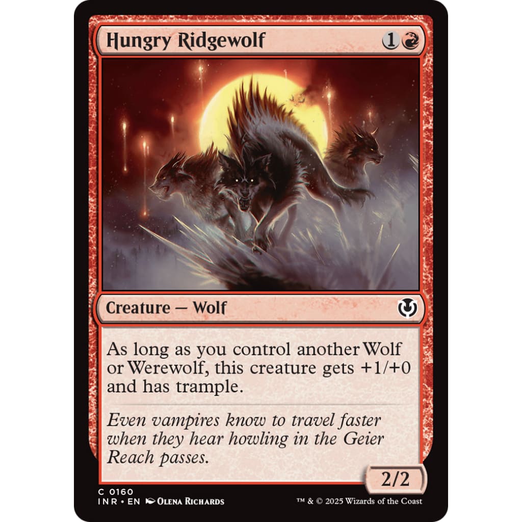Hungry Ridgewolf (INR-160) - Single