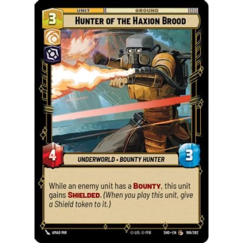 Hunter of the Haxion Brood (186/262) - Shadows Galaxy Foil
