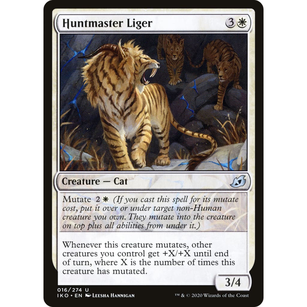 Huntmaster Liger (IKO-016) Foil - Single