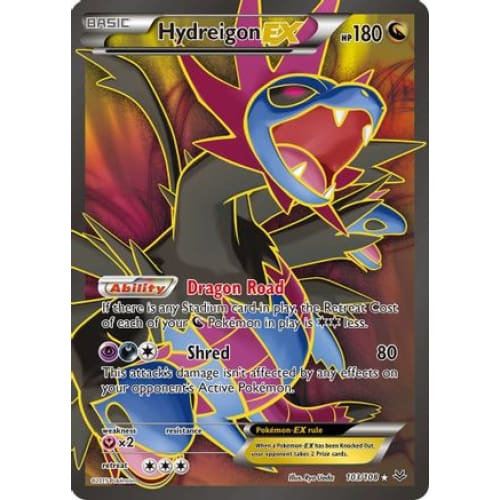 Hydreigon-EX (103/108) Ultra Rare Holofoil - Single
