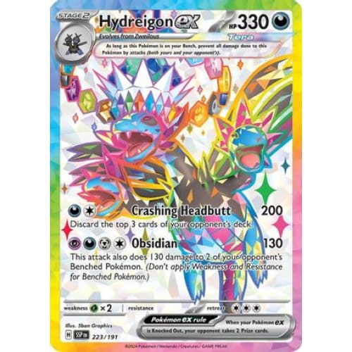 Hydreigon ex (223) Ultra Rare Holofoil - Single