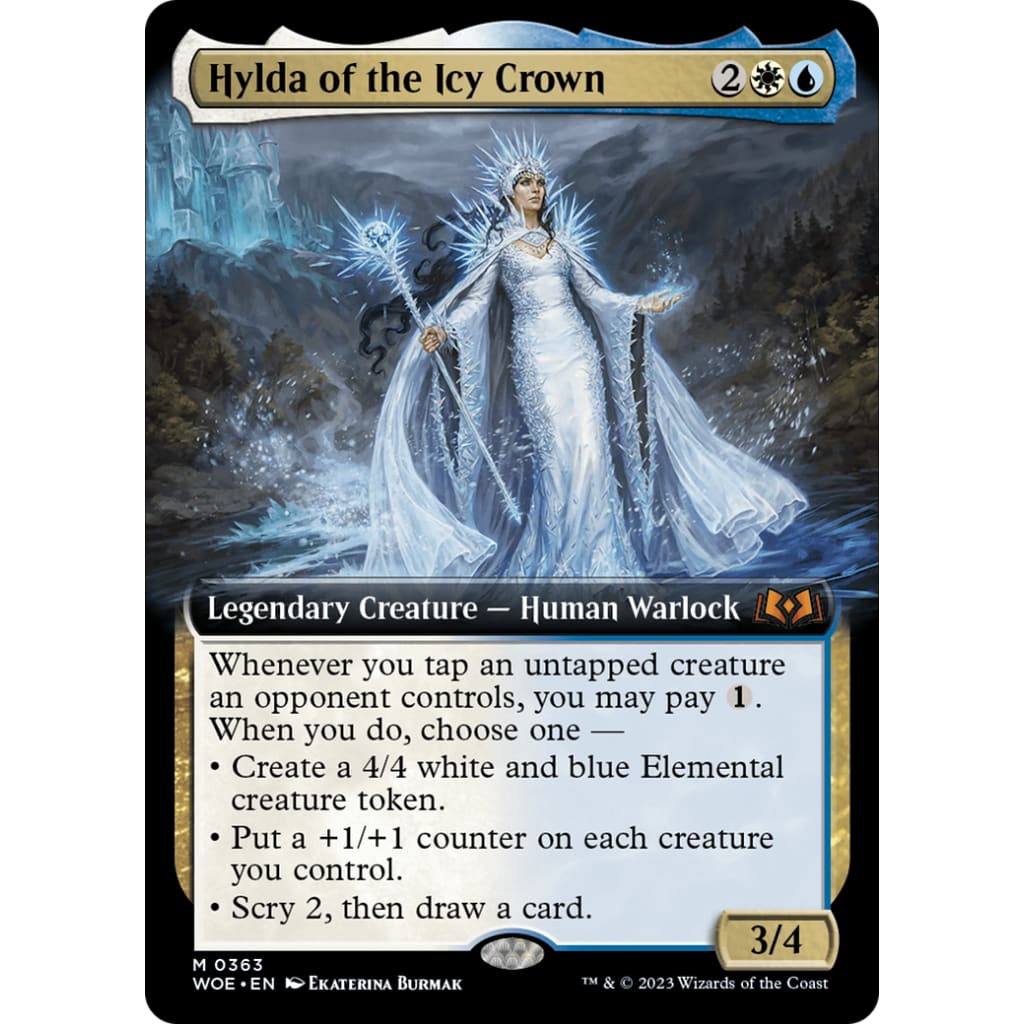 Hylda of the Icy Crown (WOE-363): (Extended Art) Foil