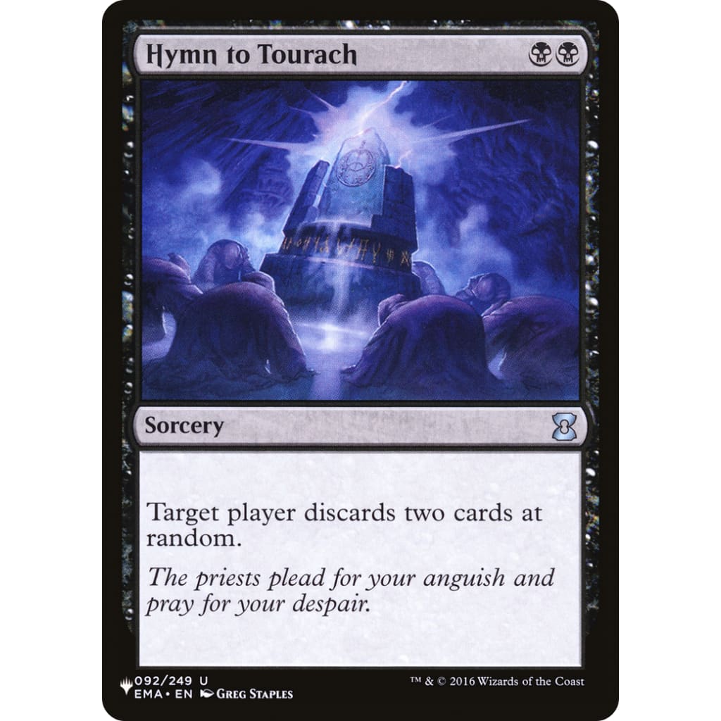 Hymn to Tourach (PLST-EMA-92) - Single