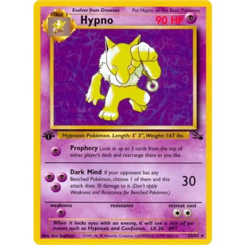 Hypno (023/062) Rare Classic Unlimited - Single