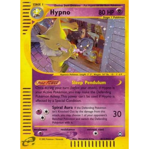 Hypno (H12/147) Holo Rare Holofoil - Single