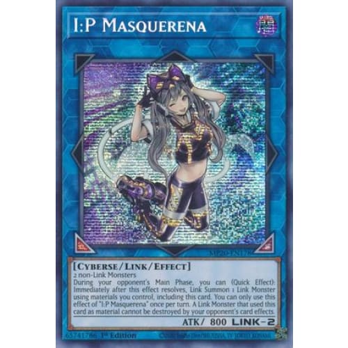 I:P Masquerena (MP20-EN178) Prismatic Secret Rare 1st