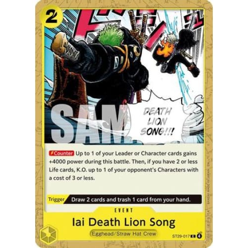 Iai Death Lion Song ST29-017 C Starter Deck 29: Egghead